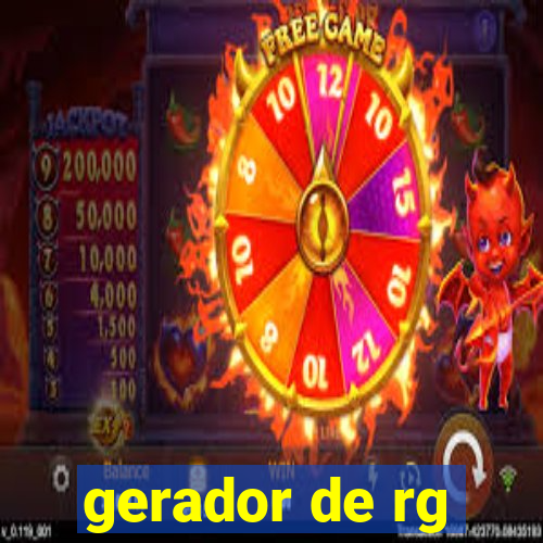 gerador de rg